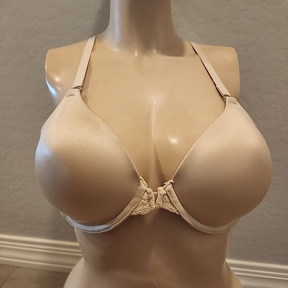 Maidenform Bra 38B Nude Underwire Lined Front Closure 07112 Racerback - Picture 1 of 3